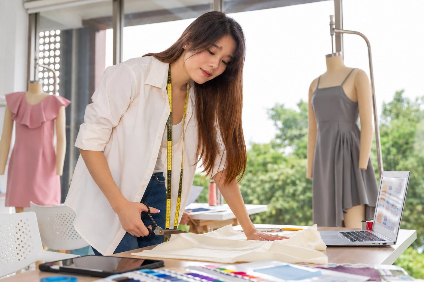 Knit apparel development references moving from project definition through sampling and production alignment