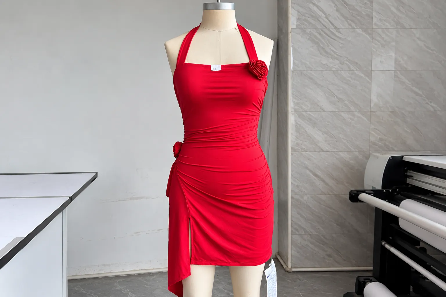 Approved knit garment sample and production readiness reference review