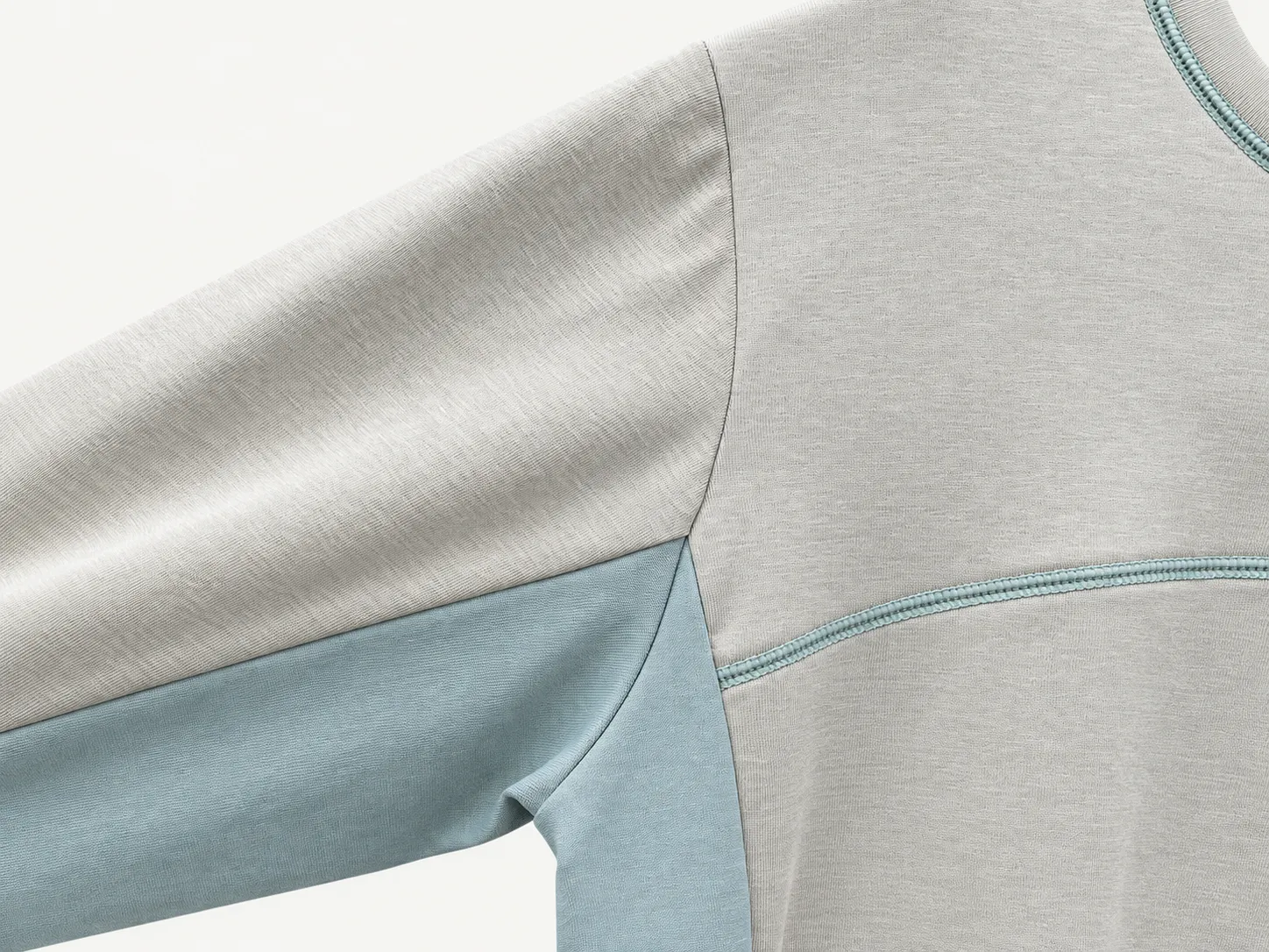 Shoulder sleeve armhole and seam construction reviewed before sportswear production