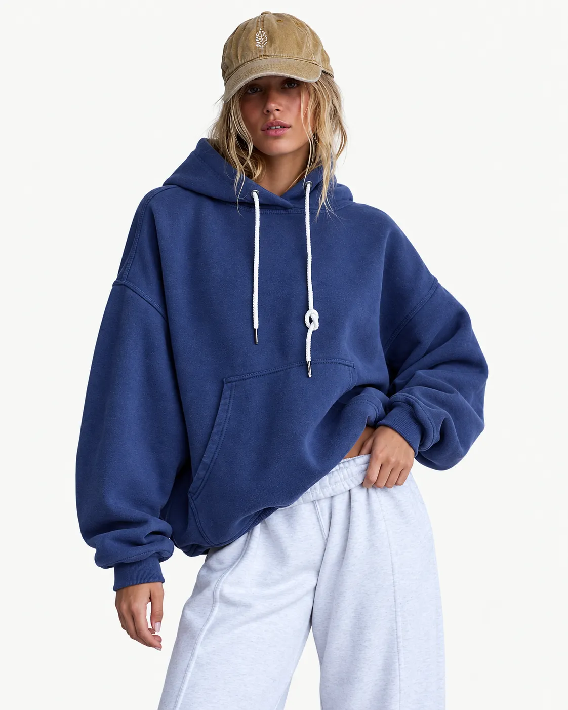 Pullover hoodie product form for knit garment development