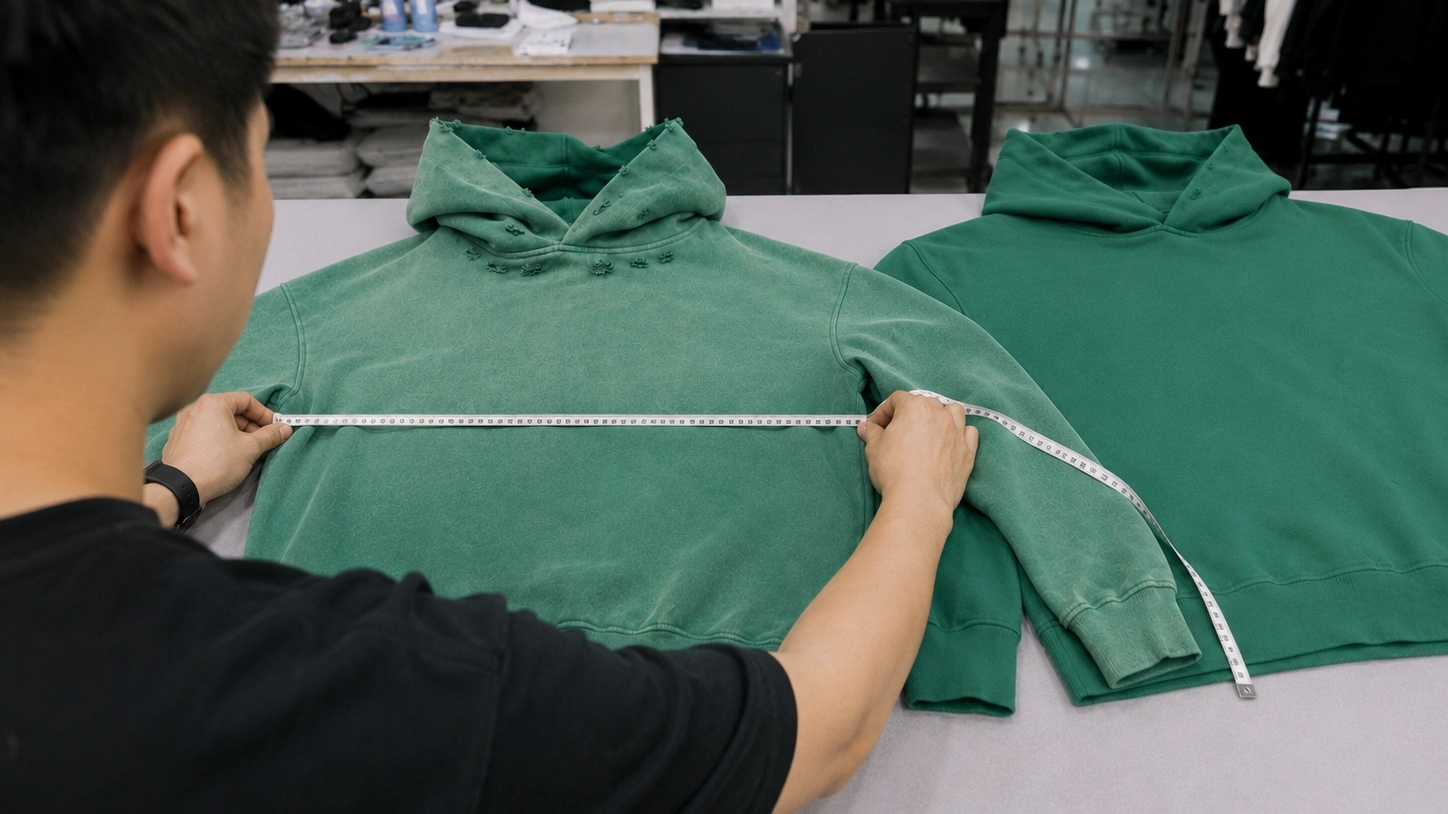post-wash cut-and-sew knit garment decoration surface and finish comparison