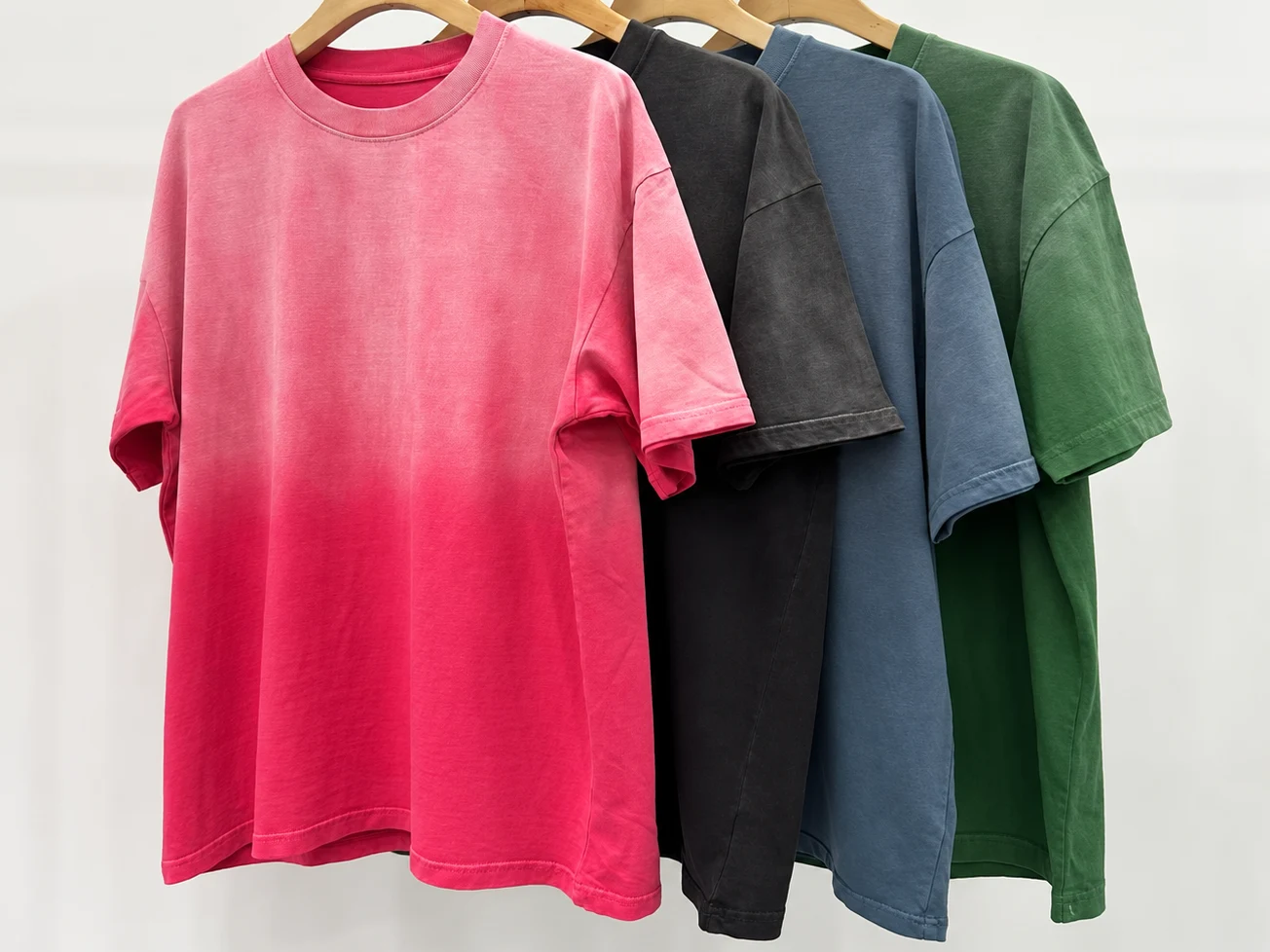 Garment washing and vintage surface effects developed for cut-and-sew knit apparel