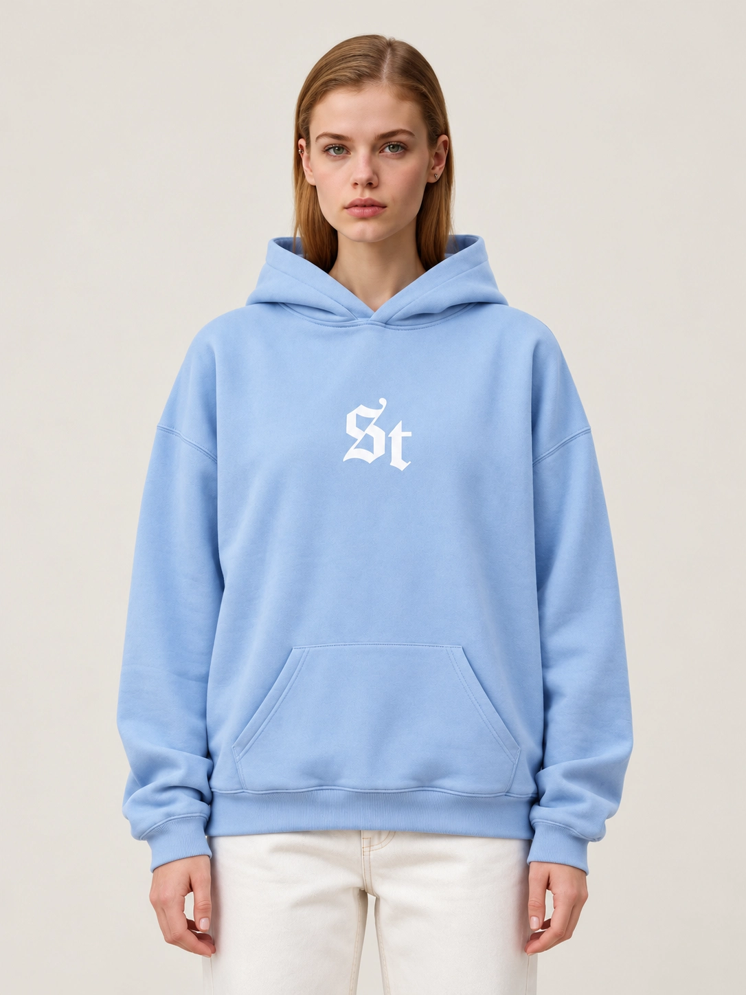 Hoodies and sweatshirts showing fabric body, hood structure and rib construction