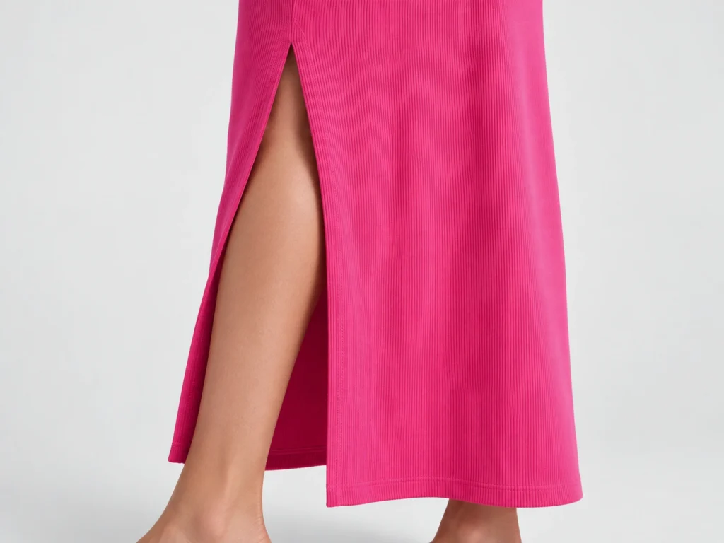 Side Slit & Maxi Hem Construction