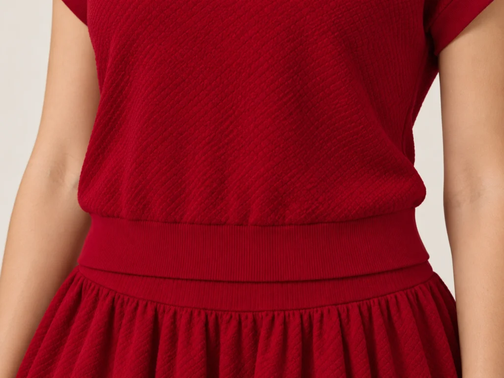 Wide Ribbed Hem Construction