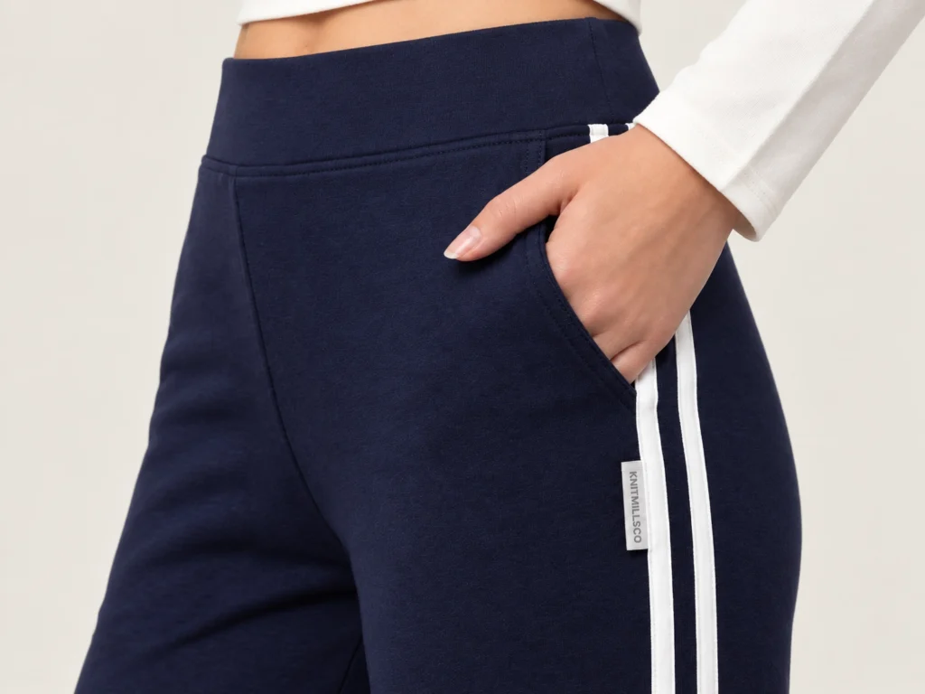 Double Contrast Side Stripes & Woven Label
