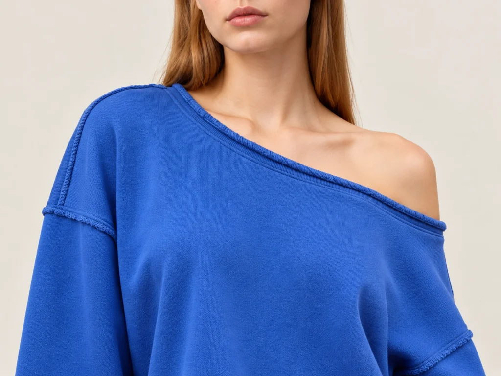 Off-Shoulder Neckline & Exposed Shoulder Seam
