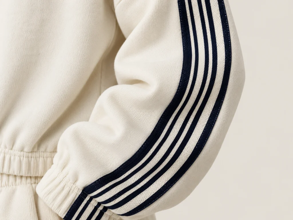 Contrast Stripe Sleeve Construction