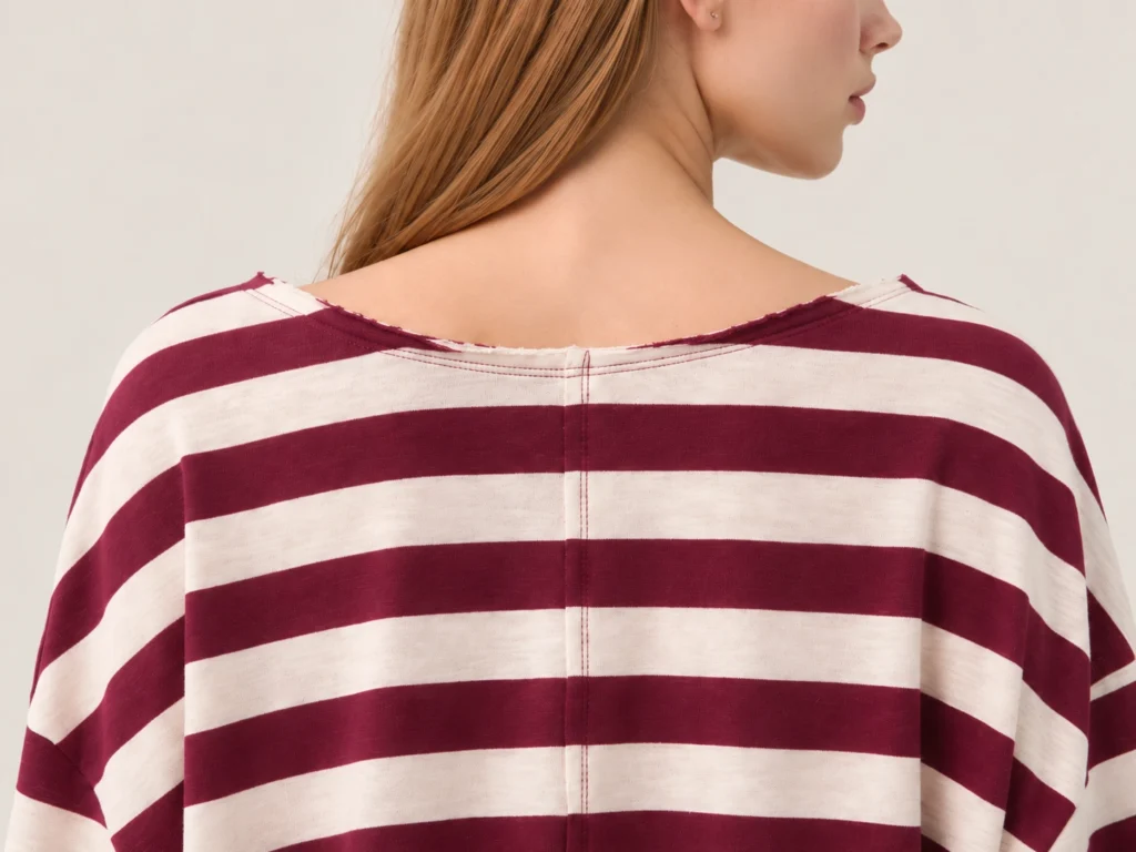 Center-Back Seam & Stripe Alignment