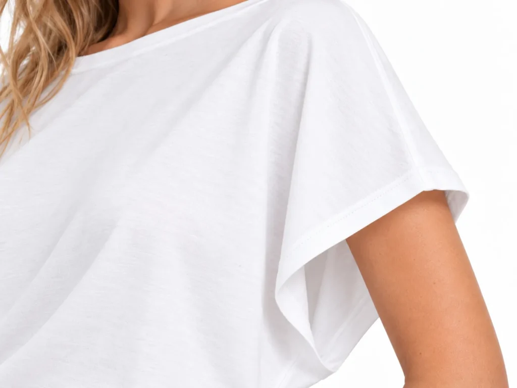 Dolman Sleeve & Self-Fabric Hem